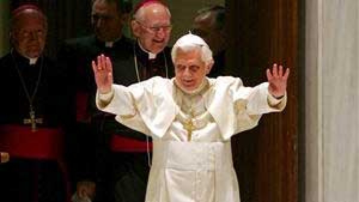 El papa Benedicto XVI.