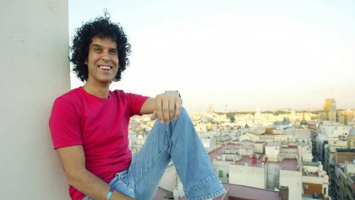 Pedro Zerolo, en la terraza del Hotel Senator de Madrid, en julio del 2005.