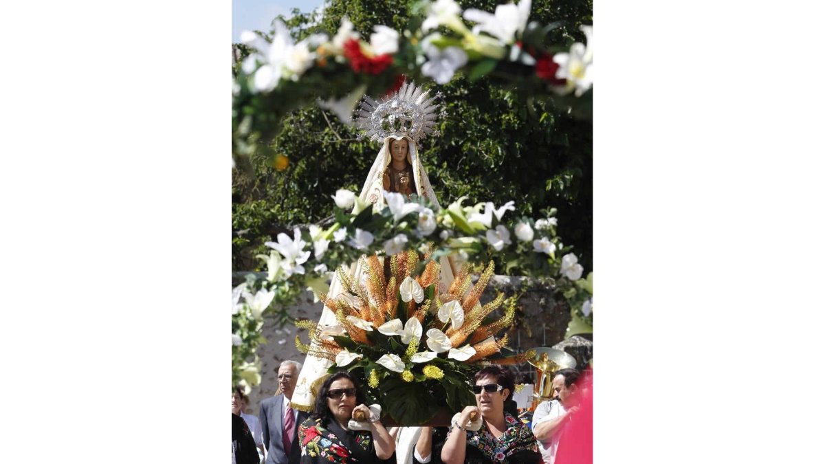 La imagen peregrinará hasta la ermita de la Virgen del Villar.