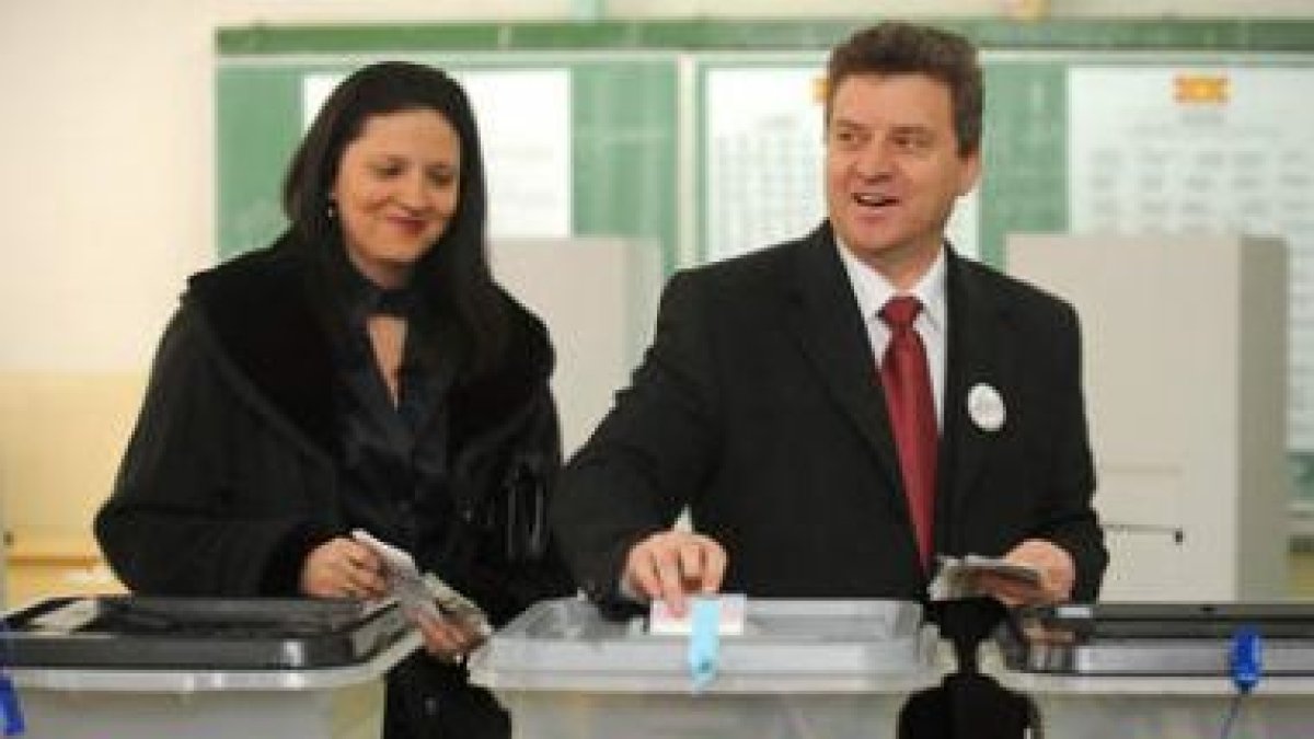 Gjorge Ivanov era el favorito para ganar las elecciones
