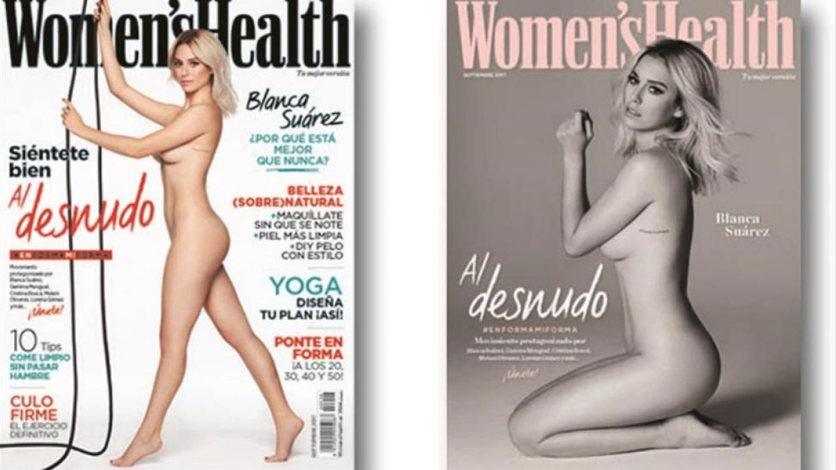 Las portadas de Women&Health con Blanca Suárez.