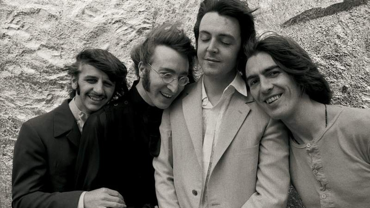 Ringo, John Lennon, Paul McCartney y George Harrison. D MCCULLIN