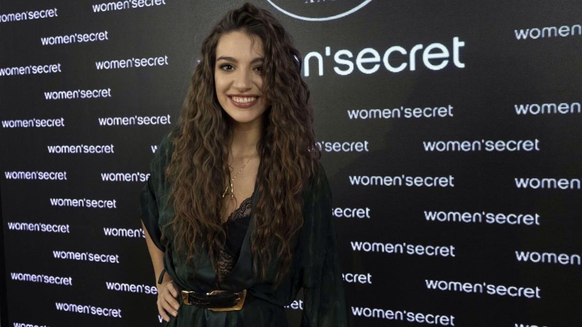 Ana Guerra, en un acto de Womensecret.