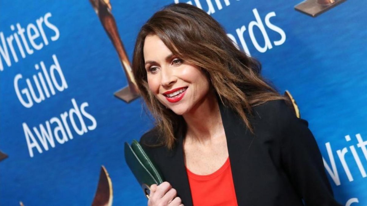 La actriz Minnie Driver.