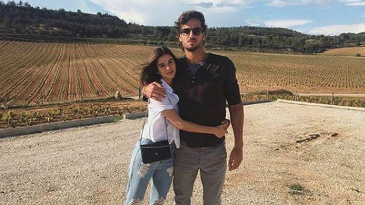Feliciano López y Sandra Gago, en la primera imagen que el tenista cuelga en su cuenta de Instagram de los dos juntos.