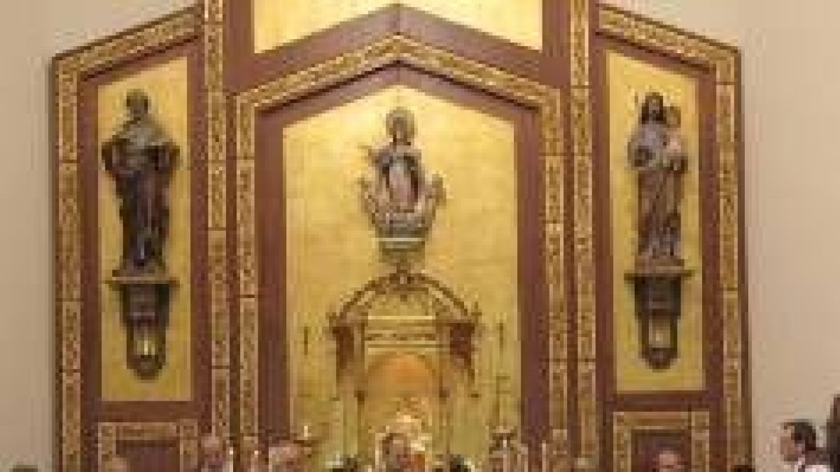Inauguración del retablo de la iglesia de Vega de Magaz