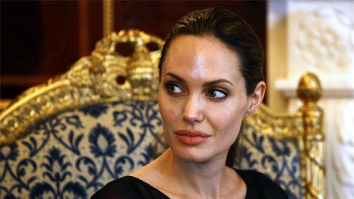 La actriz Angelina Jolie, en Irak, en septiembre del 2012.