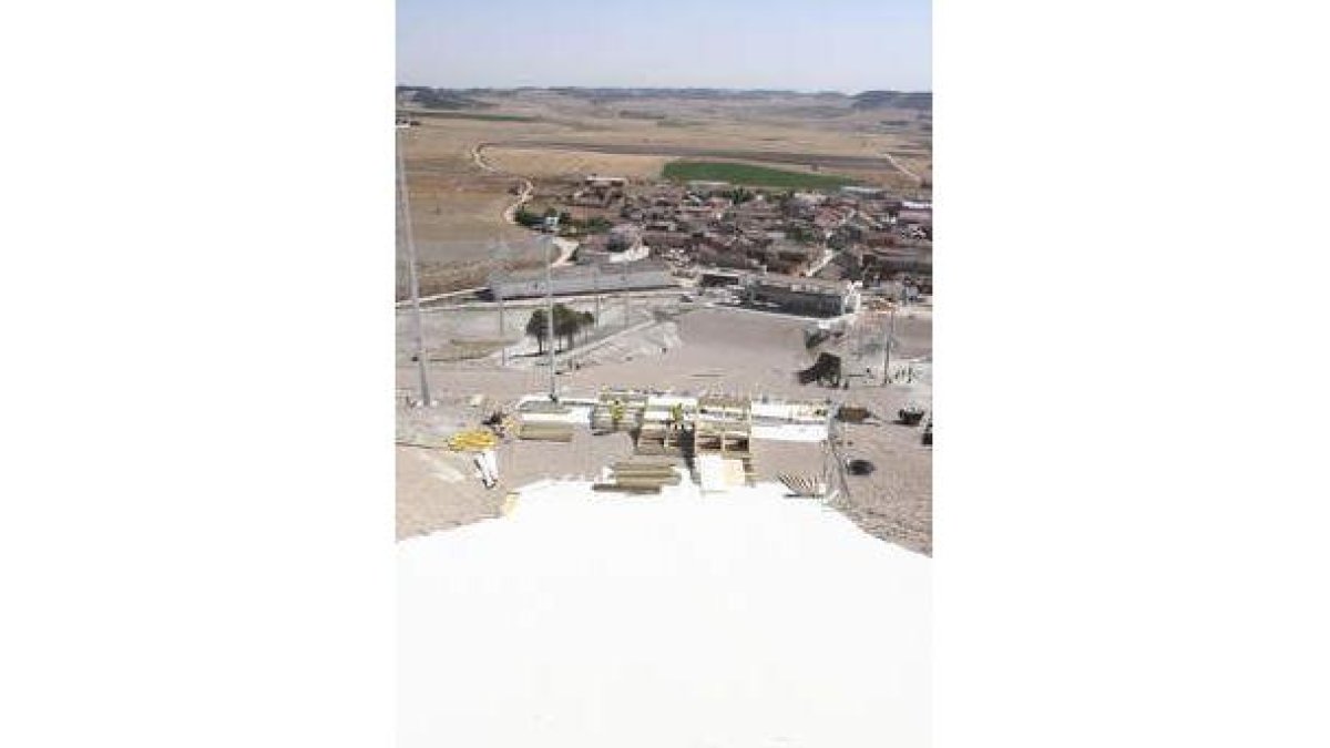 Vista de Meseta Ski, en Villavieja del Cerro, Valladolid.