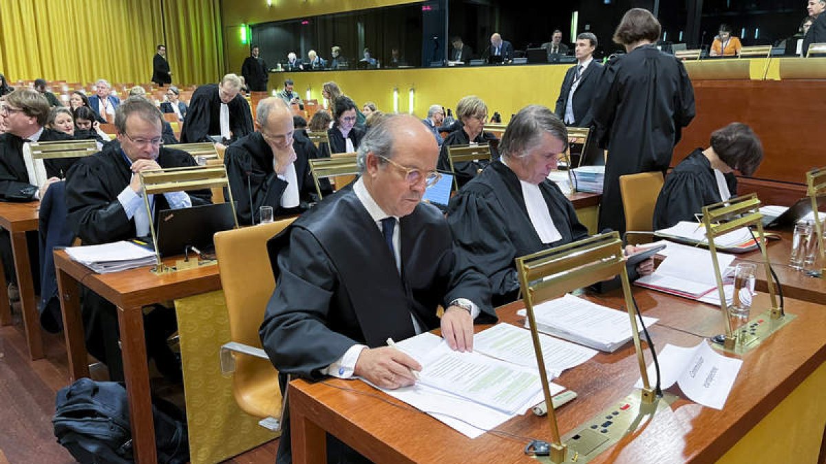 Imagen de un proceso ante el Tribunal de Justicia Europeo. BRUNO FORTEA