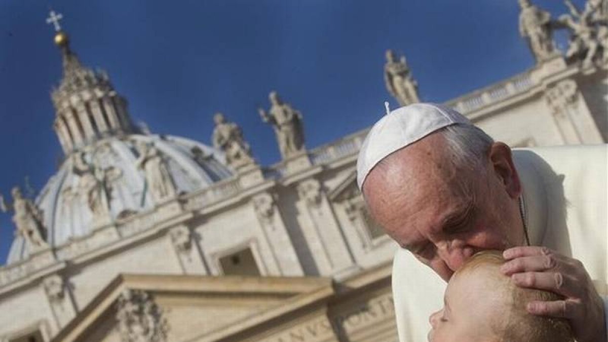 El Papa, este miércoles, en el Vaticano.