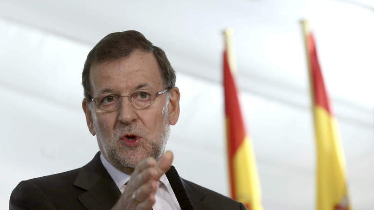 Rajoy, durante el acto institucional de conmemoración del 36 aniversario de la Constitución.