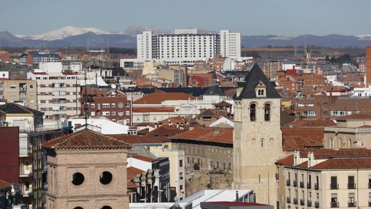 Vista panorámica de la ciudad de León