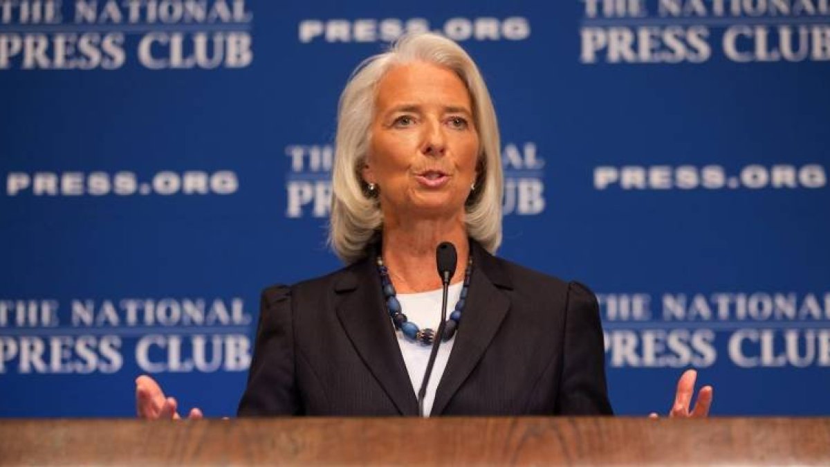 La directora gerente del FMI, Christine Lagarde , el pasado junio.