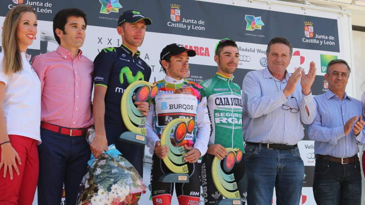 David Belda, Marcos García y Szmyd conformaron el podio de la Vuelta a Castilla y León.