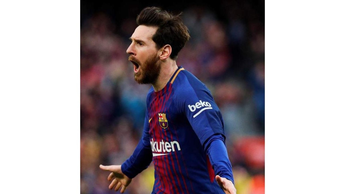 El gol de falta de Leo Messi supone el número 600 en su carrera como profesional.