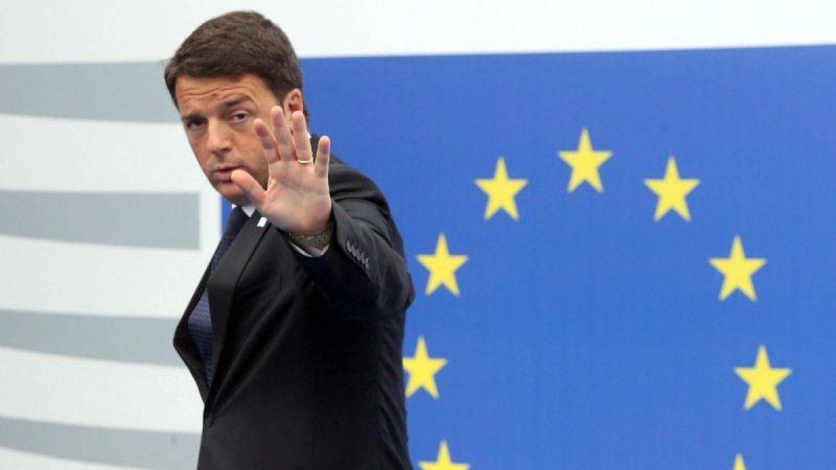 El primer ministro italiano, Matteo Renzi.