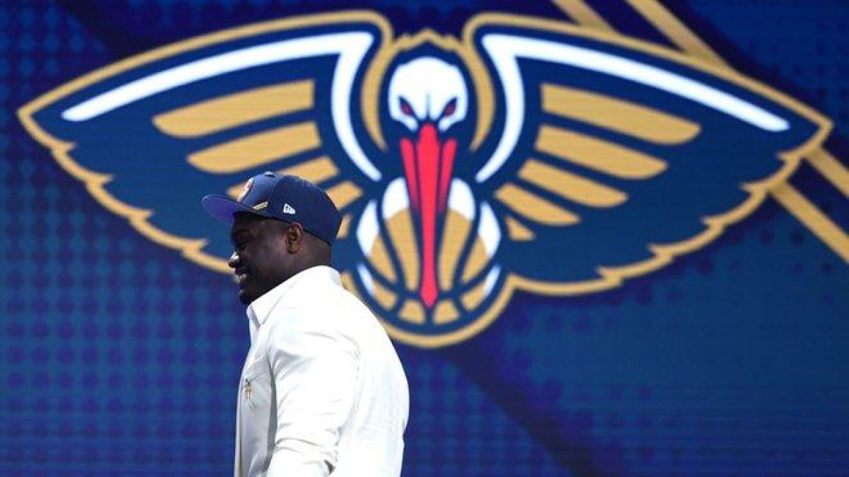 Zion Williamson fue elegido por los Pelicans de Nueva Orleans de la NBA.