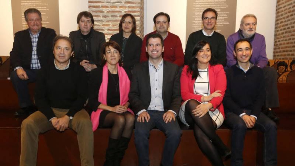 El secretario general del PSOE de Castilla y León, Luis Tudanca, asiste a la reunión del Consejo Territorial en León