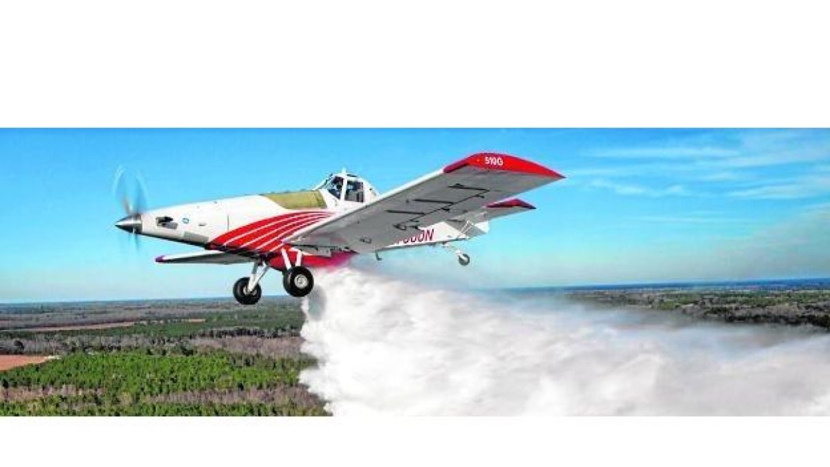 Modelo de avión desaparecido de la compañía Plysa. DL