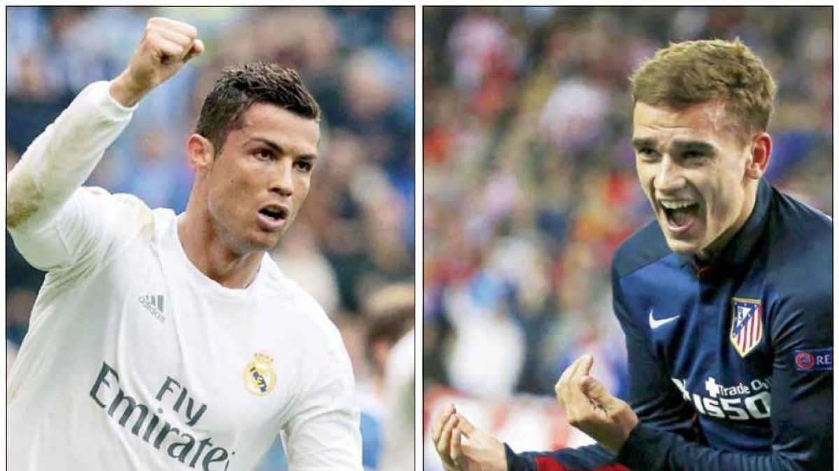 Cristiano Ronaldo y Antoine Griezmann serán hoy decisivos. DL