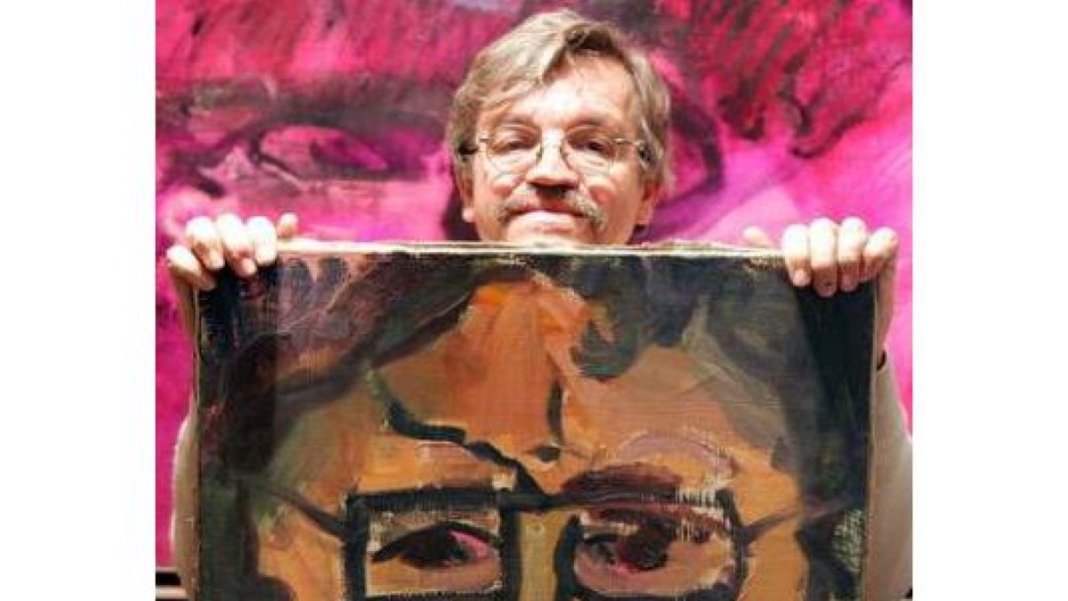 El artista leonés José Sánchez Carralero.