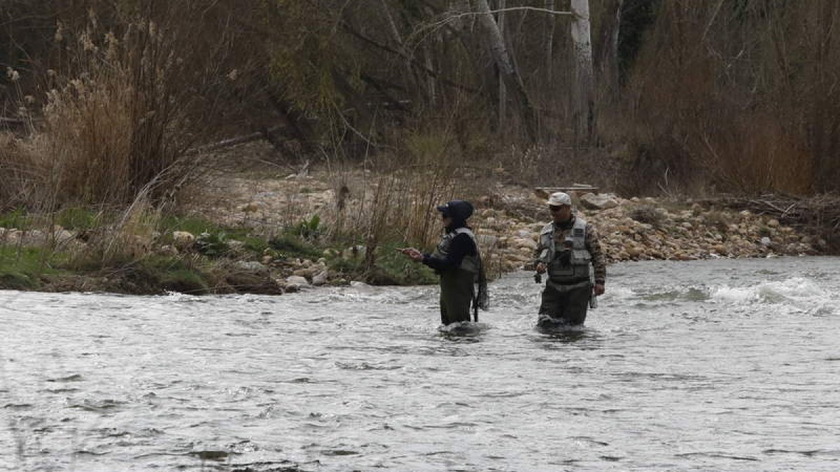 El inicio de la temporada de pesca en los ríos leoneses está transcurriendo en clave positiva. MARCIANO PÉREZ