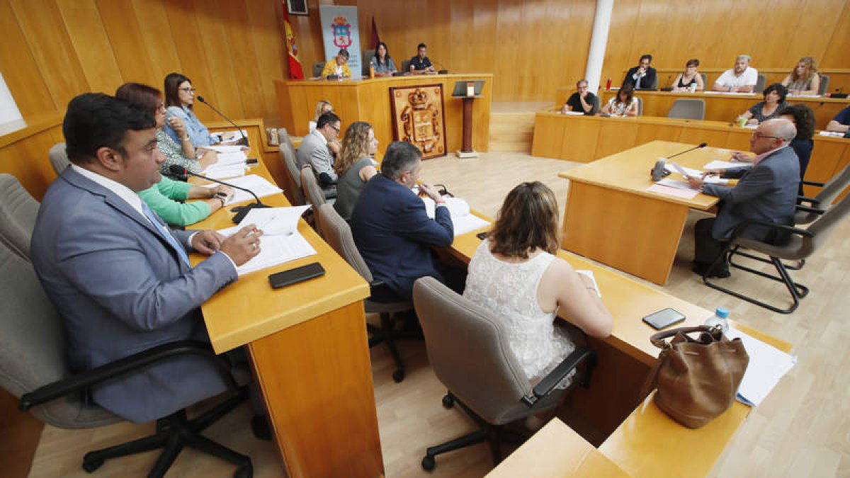 El Pleno de San Andrés del Rabanedo se celebró ayer por la mañana. RAMIRO