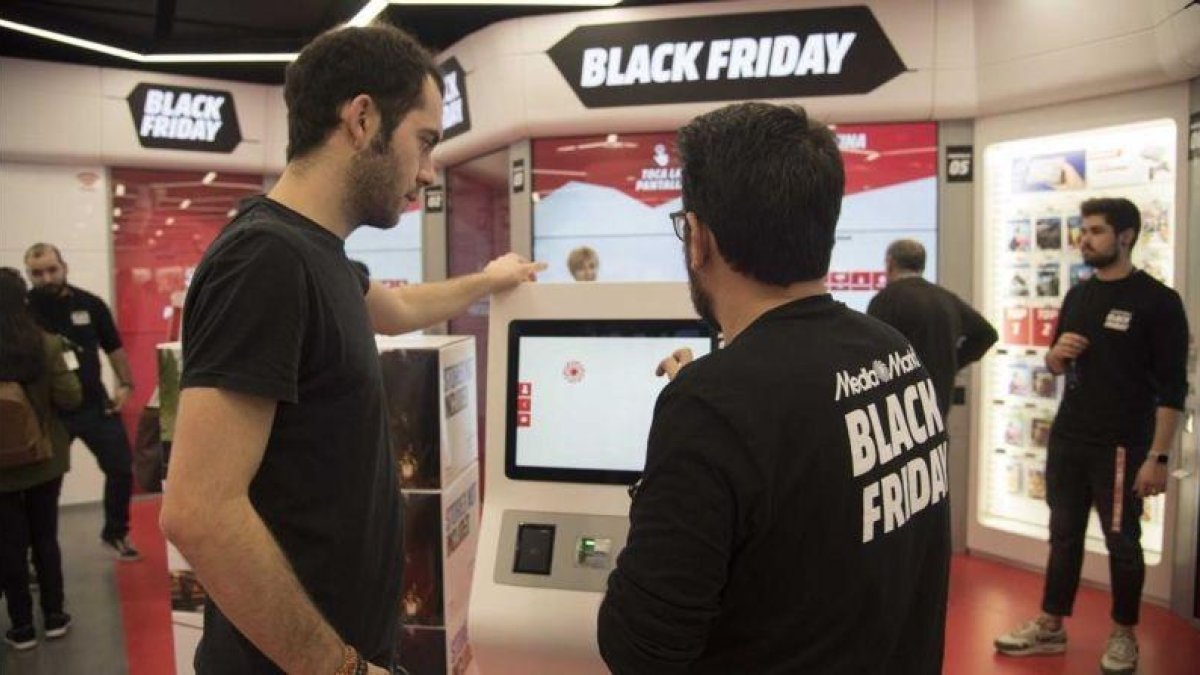 Black Friday en una tienda de Barcelona.