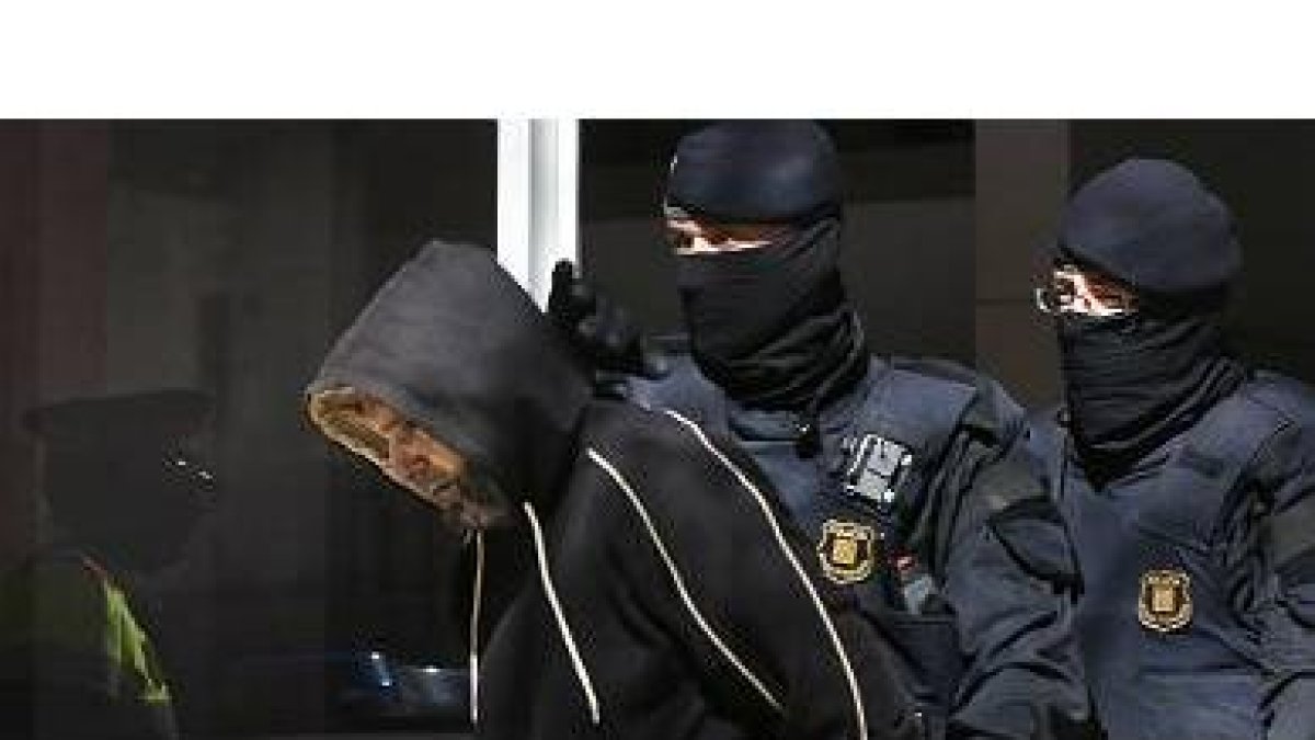 El presunto jefe de la célula yihadista, detenido este miércoles en Sabadell.