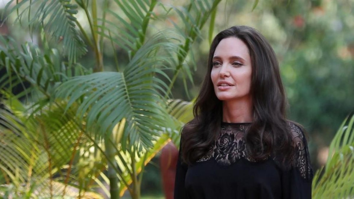 Angelina Jolie, el pasado sábado en Camboya.