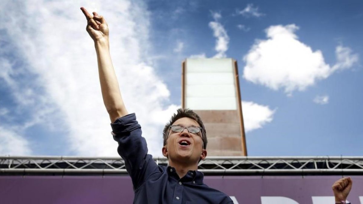 Íñigo Errejón en un acto en Madrid.