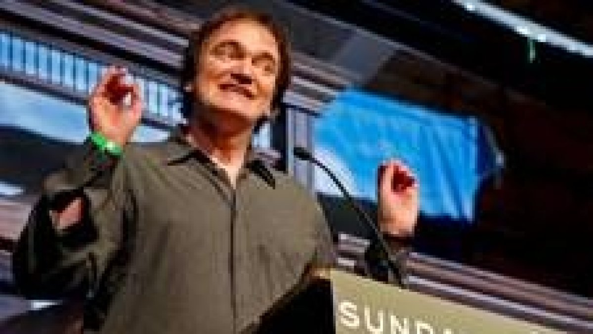 El director Quentin Tarantino, en la entrega de premios del Sundance
