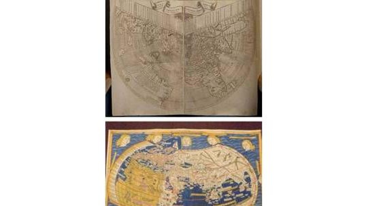 Dos mapamundis de Ptolomeo