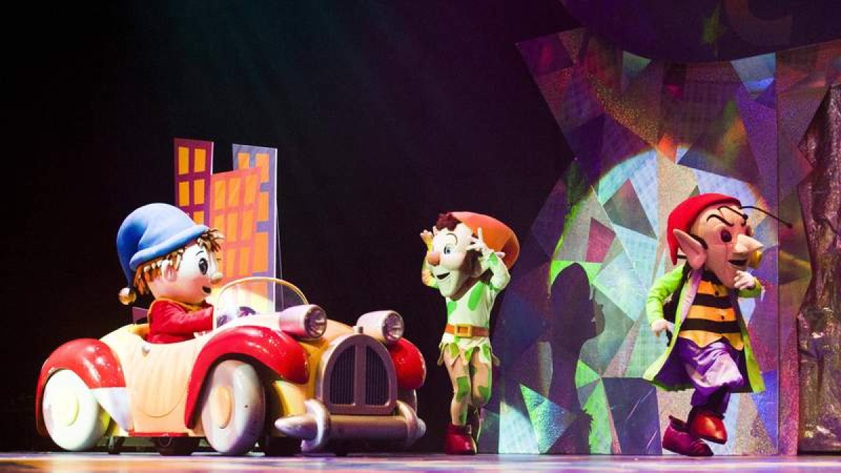 Los personajes de la serie animada ‘Noddy’ protagonizan el musical de hoy en el Auditorio.