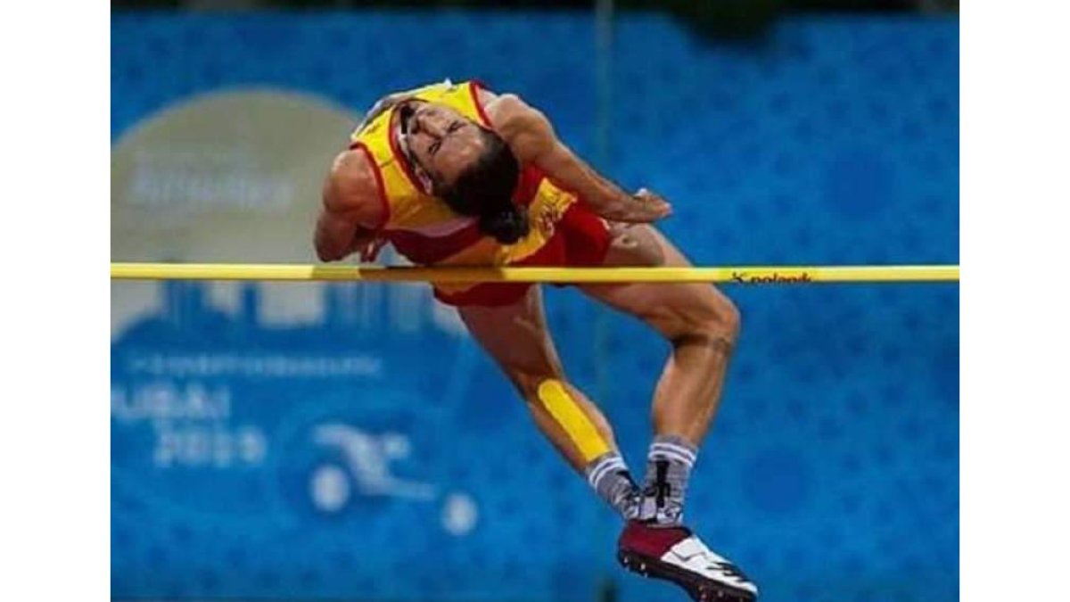 Daniel Pérez sumó dos medallas en el Nacional de Sevilla. DL