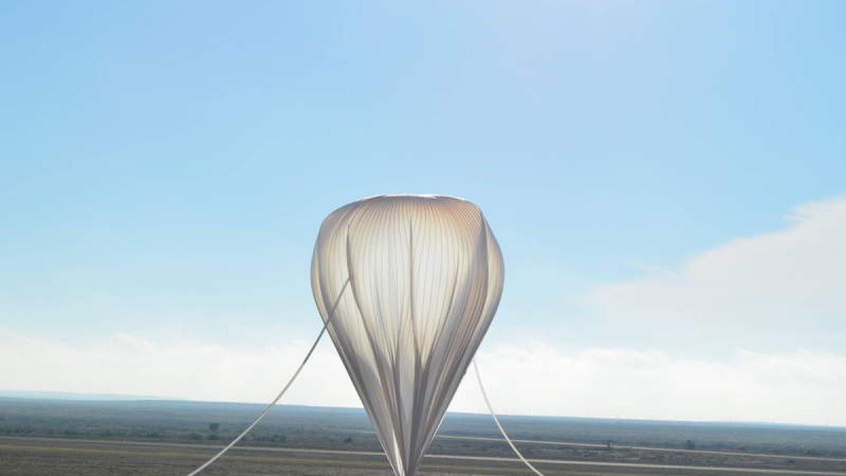 El globo estratosférico fue lanzado desde Nuevo México.
