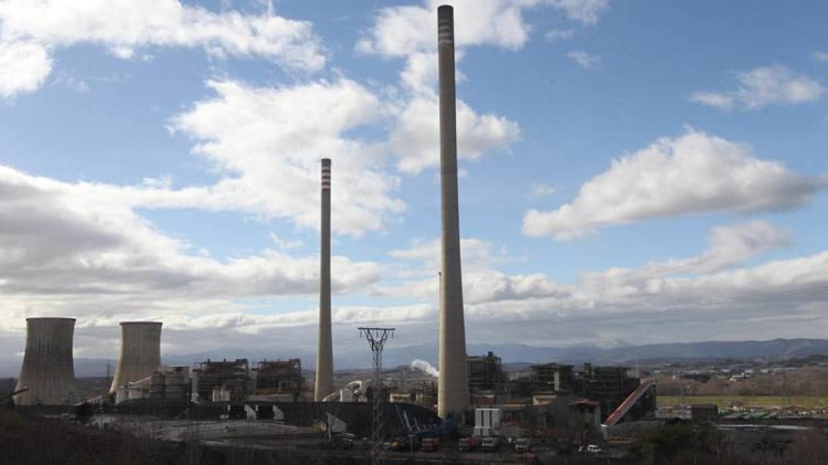 La central térmica de Compostilla II, en Cubillos del Sil.