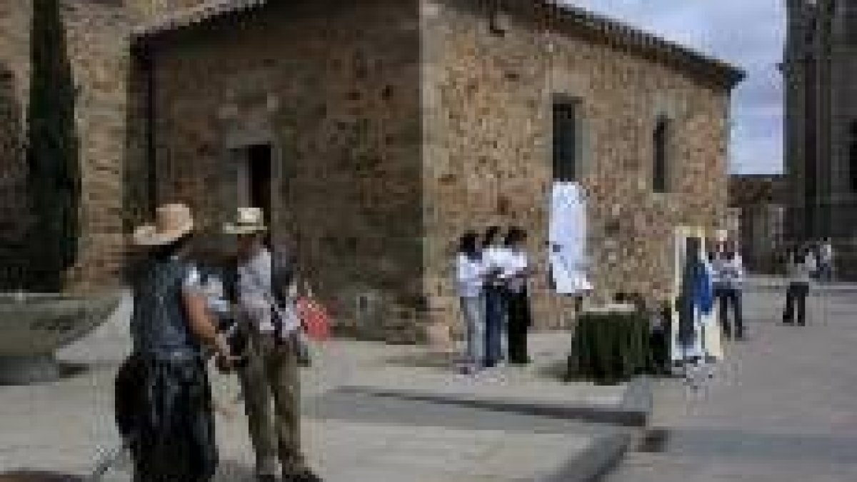 Un momento de la representación del colegio de La Milagrosa de Astorga