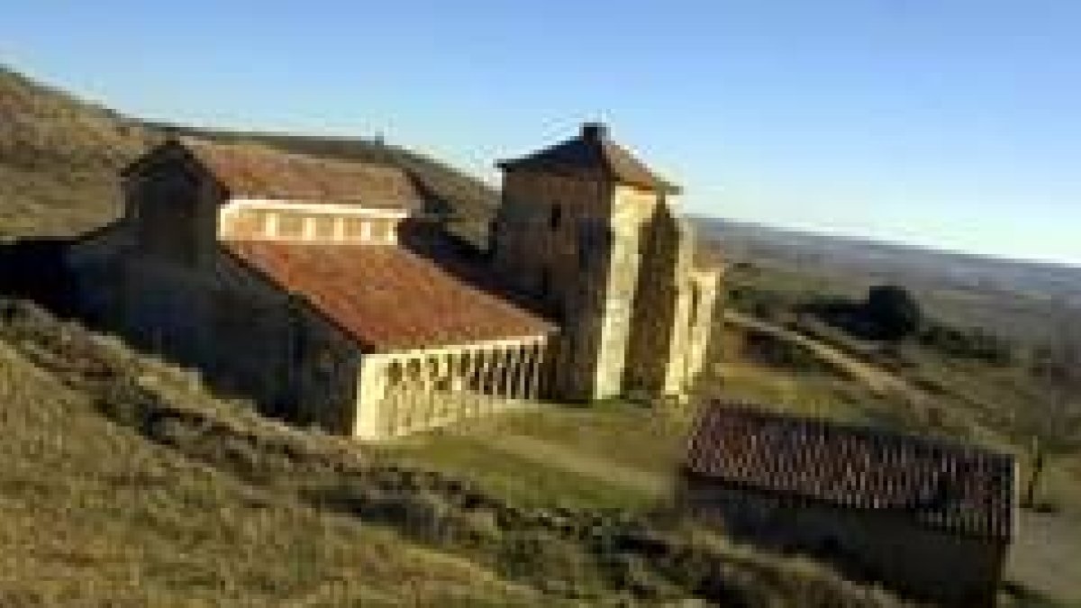 Imagen del monasterio de San Miguel de Escalada, en el Ayuntamiento de Gradefes