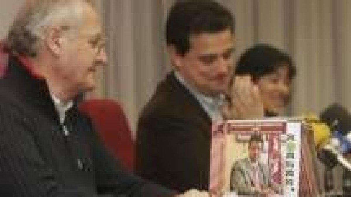 Manuel Arias, Luis Herrero y Rocío Mateos, durante la rueda de prensa