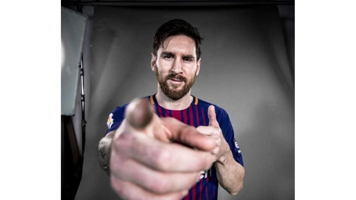 Leo Messi, en una imagen de instagram del Barça.