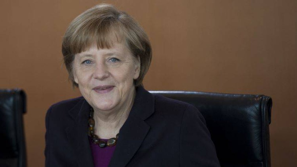 Angela Merkel.