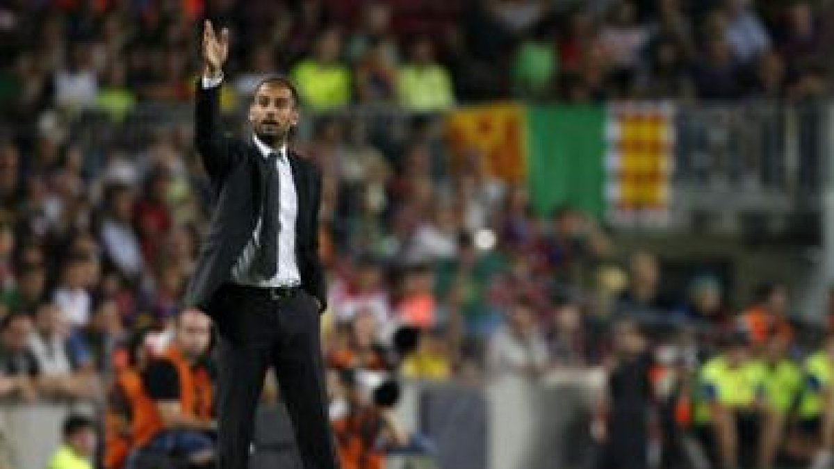 Pep Guardiola espera sacar un resultado positivo para sentenciar después en el Camp Nou.