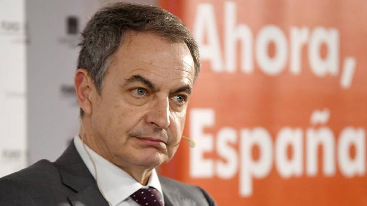 El expresidente del Gobierno José Luis Rodriguez Zapatero