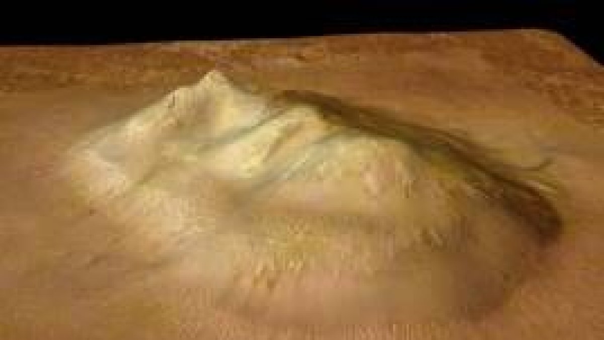 Imagen de la región marciana de Cydonia, la «Cara de Marte»