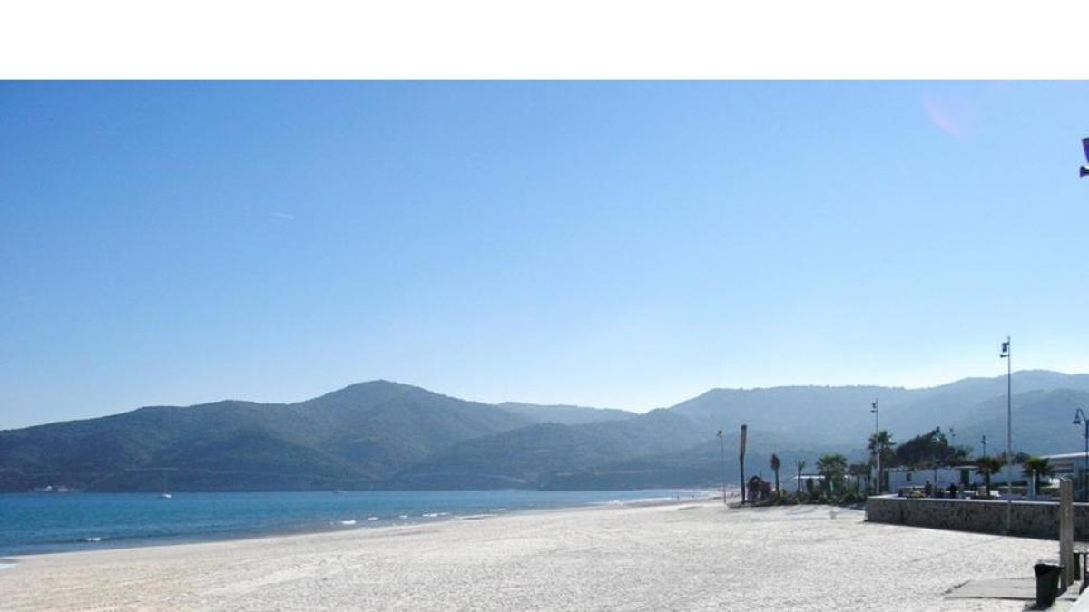 Playa de Getares, en Algeciras.