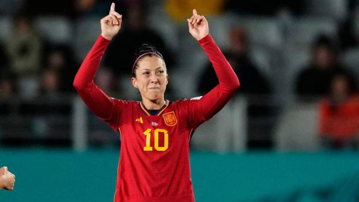 Jenni Hermoso, durante un partido con la selección. TAMAKI MAKAURAU