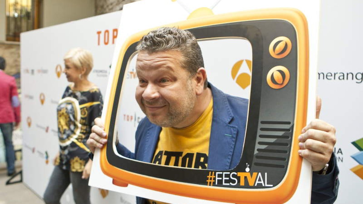 Alberto Chicote en la presentación de la nueva temporada de ‘Top Chef’ en Vitoria.