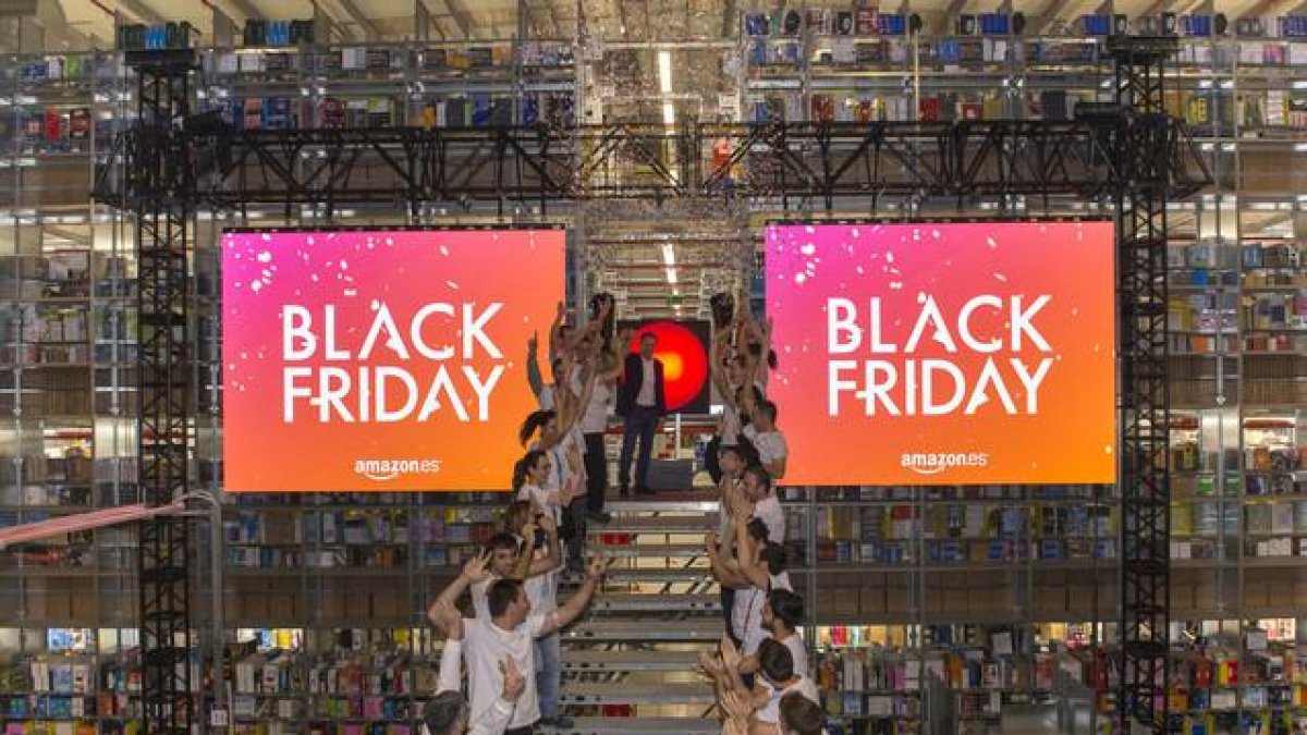 Momento en que Amazon.es activó las ofertas de Black Friday.