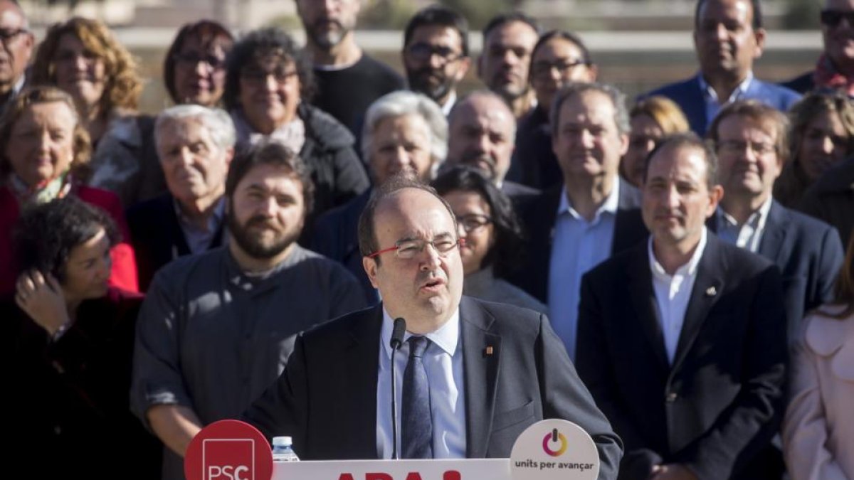 Miquel Iceta descarta reeditar un hipotético tripartito de izquierdas con ERC y los comuns /